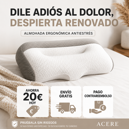 DreamComfort™ – Almohada Ergonómica para Sueño Reparador